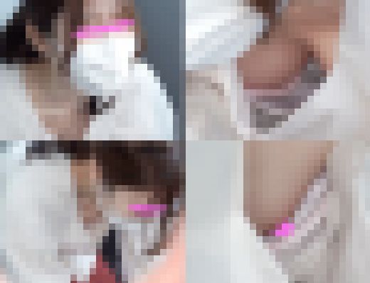 #48【陶芸中の胸チラ/パンチラ】Gカップ超えの爆乳女子2名!!ハミ乳輪/エロハミマン肉!!　サンプル画像1