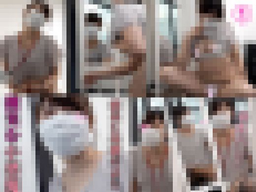 ※㊗1５％OFF!!豪華３名セット【撮影バレ】同僚見せつけ！！大開脚祭Vol1～Vol3セット！　サンプル画像1