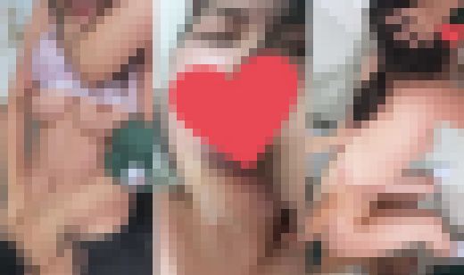 【SNS流出】大手※丼チェーン店／美少じょが涎まみれにされ過去一エグイ虐め／無慈悲の大量顔射＆中出し　サンプル画像1