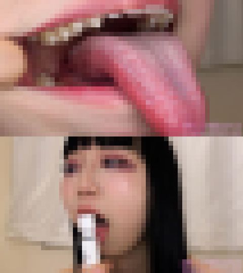 【特典動画７本付】伽藍メロのエロい舌・唾・臭いシリーズ特別編1～2まとめてDL　サンプル画像3