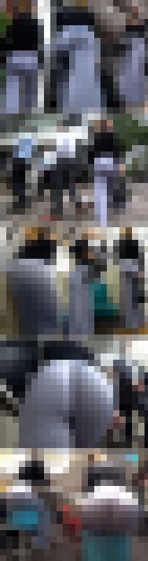 【超高画質】オムニバス尻ーズ(16)「フレアパンツ編」2名収録　FP+デカ尻の激ヤバコラボ！ブリンブリンな生尻感っぷりがマジ最高　サンプル画像1