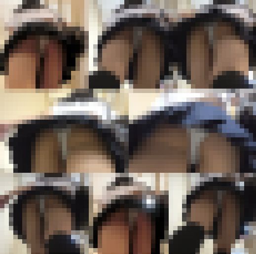 【第三者盗撮バレ】階段で制服●女を追い撮りパンチラで目撃されたハプニング動画　サンプル画像2