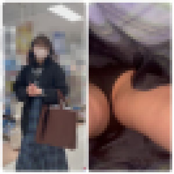 ［逆さ撮りのオカズ48］“被写体3人”メガネ女子好き必見！メガネちゃんたちのスカート内ばっか狙いました！ サンプル画像