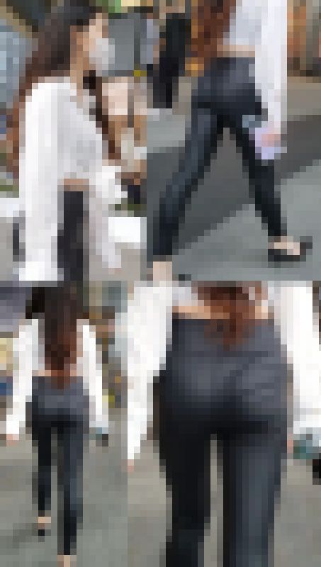 高画質 革パンＰラインの肉尻透けブラさん　サンプル画像3