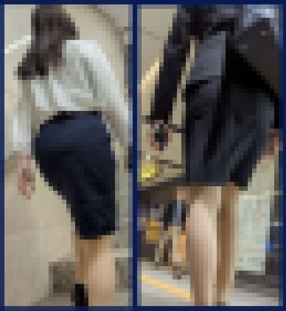 清楚系OLさんとラスボス級タイトミニのリクスー！ サンプル画像