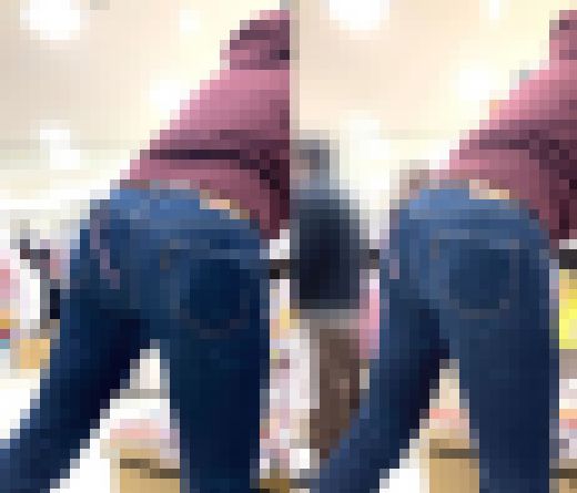 ブランドデニムの神髄 これぞ本物のピタパンスキニー尻【街中風景047】　サンプル画像2