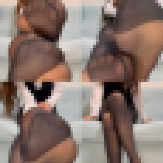 黒パンスト足裏フェチの為のシコサポ動画♡ サンプル画像2