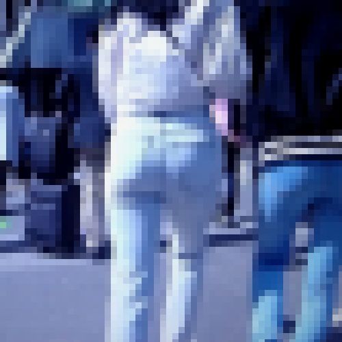 清楚系の激カワ美女がデニム履いて美巨尻モッコリさせて歩いてるよ サンプル画像