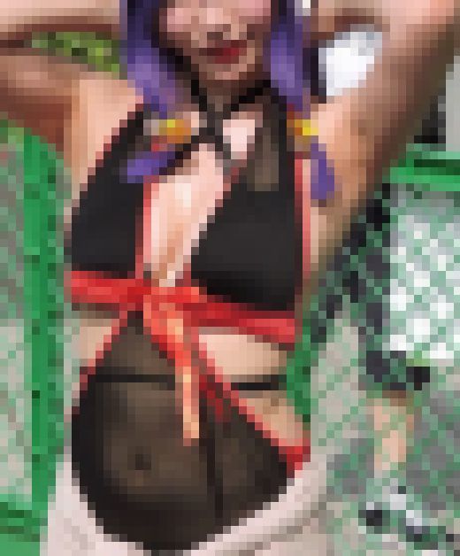 形の良いおっぱい谷間にフル勃起！透け透けコスプレ2018夏【動画】イベント編 4801と4804セット販売　サンプル画像3