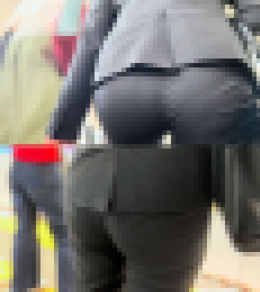 歩行記録0055「引き締まったヒップのリクルートスーツ女子」(2名)　サンプル画像2