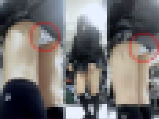 【超美脚13分】リュックでずり上がってお尻丸出しのスレンダーJ　サンプル画像3