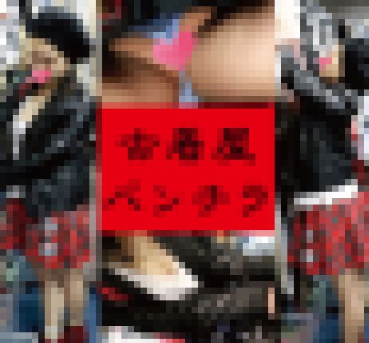 【やばい古着屋】巨乳パンク女子のパンツを勝手に流出させますw サンプル画像