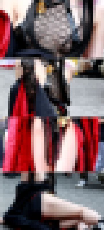 【剃り跡♡】ハイレグ忍者の股間は隙だらけ♪拡大したらえっちなものが撮れました【鼠径部♡】　サンプル画像2