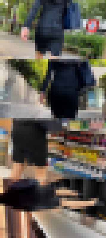 4K リクスーJD？のむっちり尻を粘着撮（行き）　サンプル画像2