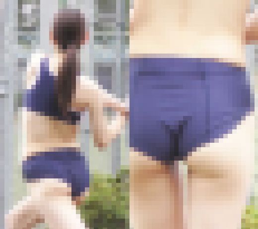 陸上女子痴漢④　女子200mハードル関東地区予選会出場＜競技場トイレで生挿れブッかけチカン＞　サンプル画像1