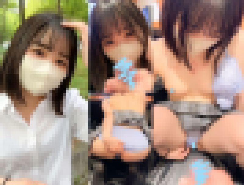 【現役J●にオナサポ交渉】正統派黒髪美○女降臨！圧倒的な可愛さにエロ過ぎるご奉仕★ サンプル画像