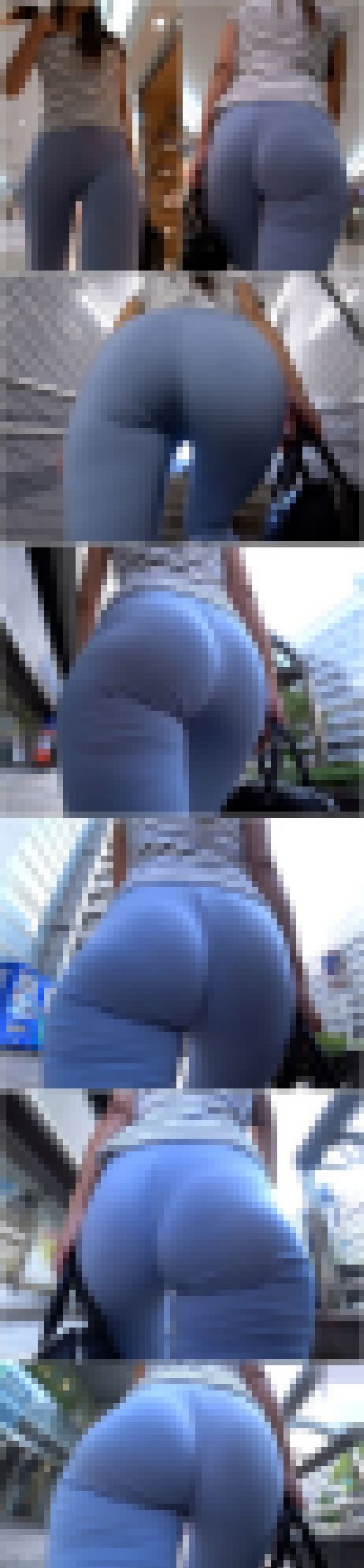 【尻肉探訪】☆スレンダーお姉さんのピタパンスタイルが半端ない！　サンプル画像1