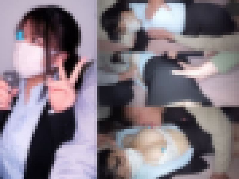 【昏●●/入手③前編】カラオケ親睦会/巨乳リクスー就活生の弱みに付け込み、悪友たちを連れ込んで輪●す! サンプル画像