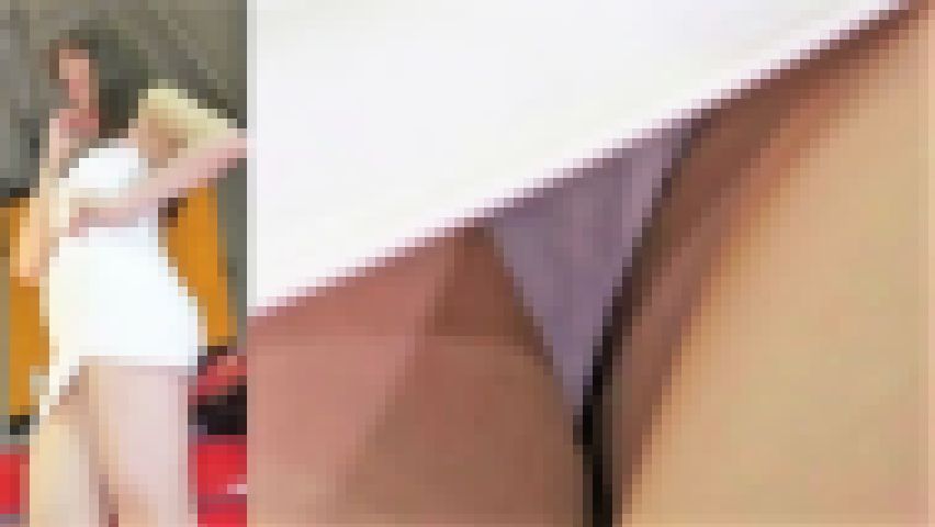 【FHDこりゃたまらん！美人すぎる清楚系美女のエロボディコン衣装をﾛｰｱﾝで取り放題】S級キャンギャルのローアングル舐め撮り v サンプル画像