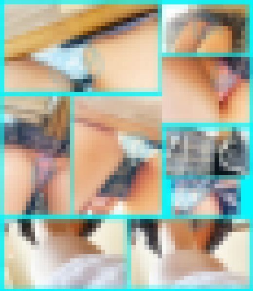 教室休み時間青チェのパンチラ②ルーズ、白、ピンク、水色　サンプル画像2