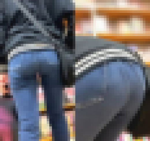 ピチピチのデニム尻4人オムニバス【街中風景055】　サンプル画像3