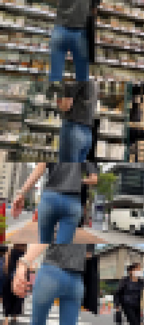 4K デニムが似合うプリッと小尻JDちゃんをお家まで粘着撮り　サンプル画像1