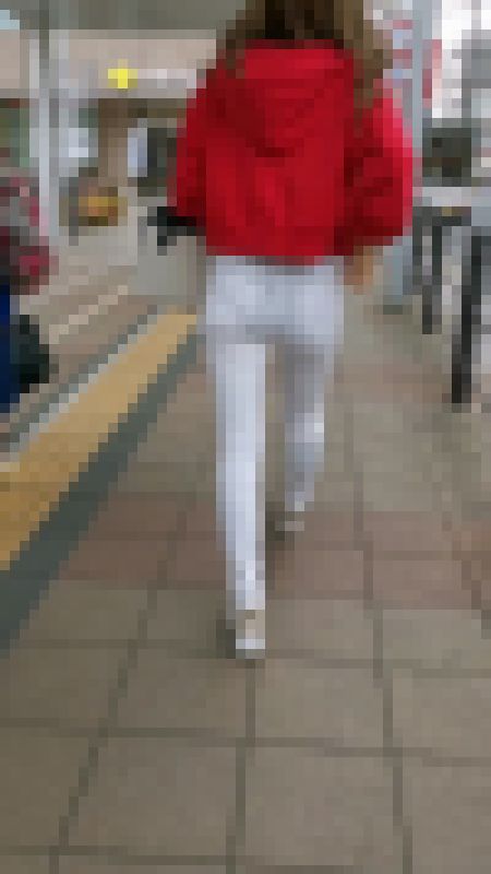 白スキニーGALを追跡 サンプル画像