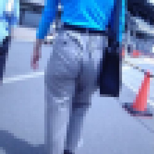 クールビューティな美人お姉さんがスラックス食い込ませて歩く姿がイヤらしい サンプル画像