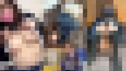 17時間着用【個人撮影】進級したばかりの天真爛漫な純白パンツちゃん（共学③）の裏バイト_シャワーも浴びずに制服姿のまま生ハメ→イ　サンプル画像1