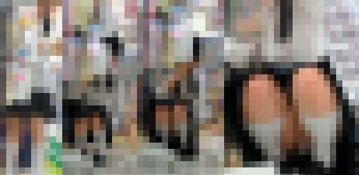 幼尻にみっちり食い込むパンツがエロい禁断映像！制服●女が初めての盗撮体験パンチラ動画　サンプル画像1