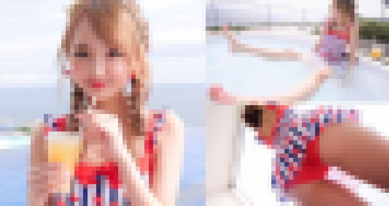 【個人撮影】水着プールデート～中出しハメ撮り 流失　 サンプル画像