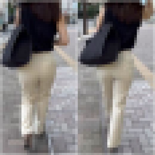 《４K・高画質》「ムチ尻キャリアウーマンの白スラックス」　サンプル画像1