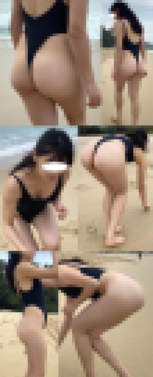 高画質 海水浴場のとんでもないハイレグ 3、4、5のセット　サンプル画像2