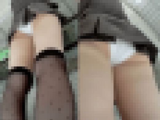 【17分2種めくり】黒タイツOLを後日リベンジしたら真っ白な太ももを露出　サンプル画像3