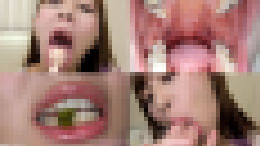 【口内フェチ】成宮いろはのマニアックな口内観察・口内フェチプレイ！【丸吞み】　サンプル画像1