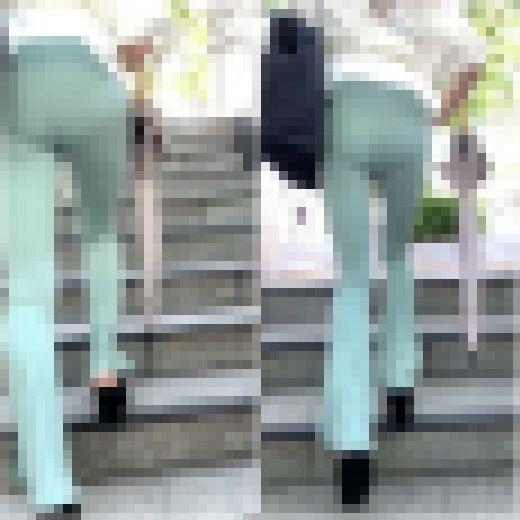 「風でヒラヒラ　小尻に張り付くヨガパンツ」　サンプル画像2