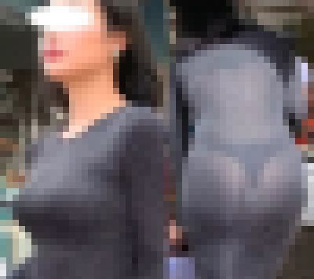 高画質 透け尻タイトワンピの巨乳さん　サンプル画像2