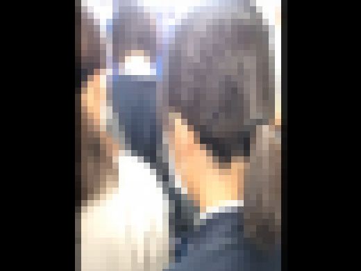 素人痴漢日記５１TRAIN目★ヘアピン・ヘアゴム女子の生態　サンプル画像3