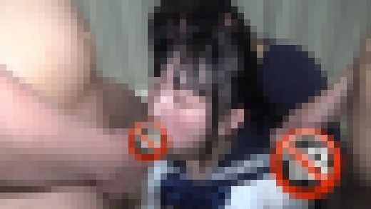 Ｐ活続編！セーラー服お嬢、歳の差40汚じさんデカチンダブルフェラ三昧　後編：ディープスロート・口内発射2発フィニッシュ！　サンプル画像1