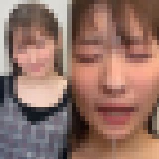 個撮）【おねだり顔射14】キュートな彼女【長いベロを絡めて見つめてフェラが可愛すぎ！】瞳が綺麗な愛らしいお顔に大量ザーメンぶっか サンプル画像