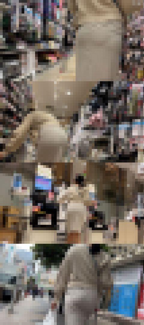 4K 下着が丸わかりのタイトスカート娘　サンプル画像1