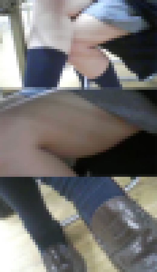 【制服女子のなま足】吉高由里子似の制服女子　お勉強中は無邪気にガニ股でおっぴろげ　白ムチふとももが　たまらないw　その2　サンプル画像1