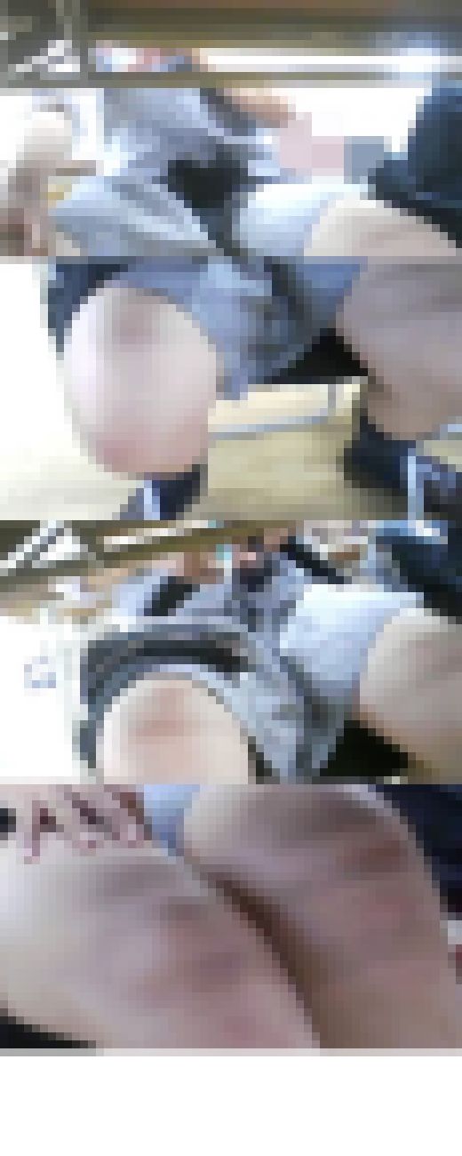 【制服女子のなま足】吉高由里子似の制服女子　お勉強中は無邪気にガニ股でおっぴろげ　白ムチふとももが　たまらないw　その2　サンプル画像2