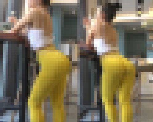 【音声あり】Vol2 巨乳・巨尻のジムインストラクター！カフェ編　サンプル画像1