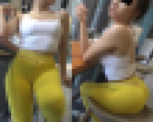 【音声あり】Vol2 巨乳・巨尻のジムインストラクター！カフェ編　サンプル画像3