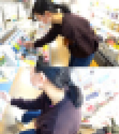 #342　長身美人なお姉さんの胸元の隙間に突撃【胸ちら】　サンプル画像2