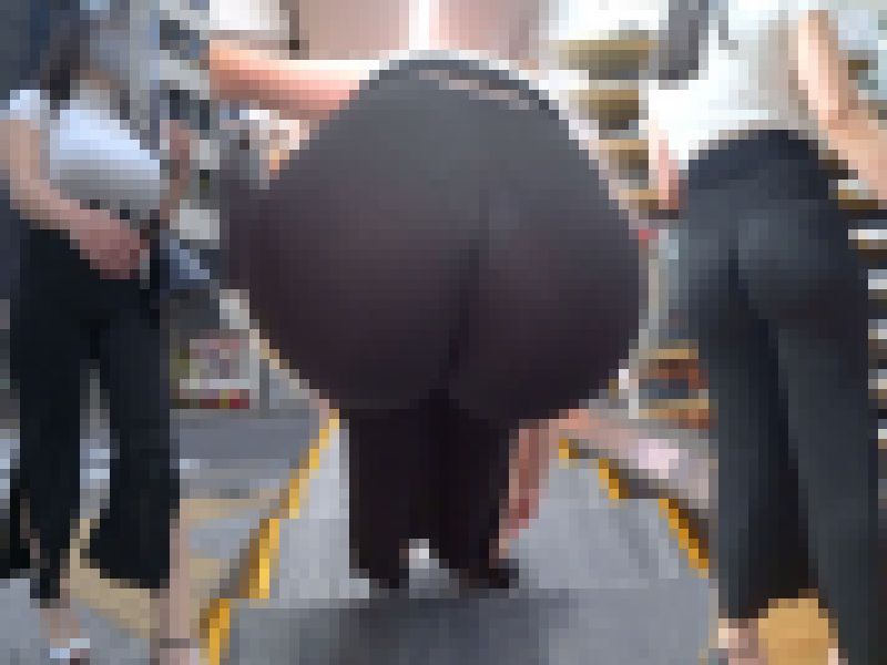 【高画質】オムニバス尻ーズ(17)「BLACKパンツ編」3名収録 サンプル画像