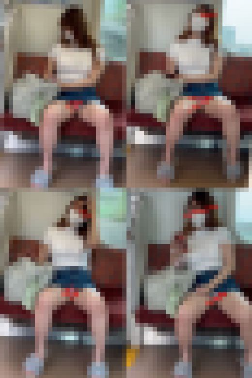 （顔モ無し）デニミニお姉さんのバレて見せつけパン☆　サンプル画像2