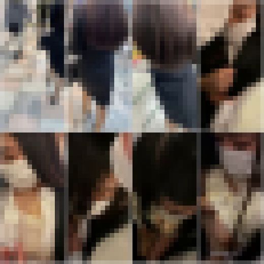 [電車痴〇12分超/爆乳OL]黒髪清楚×爆乳Tバック若年OLが身動き取れないまま堕とされる 窃触記録映像16(上)　サンプル画像1