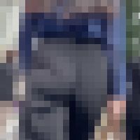 【通スピ＆スロー】スタイル抜群！ロングヘア、パンツスタイルの着衣お尻様をロックオン！ サンプル画像
